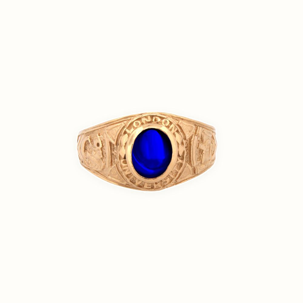 9ct Yellow Gold College Ring