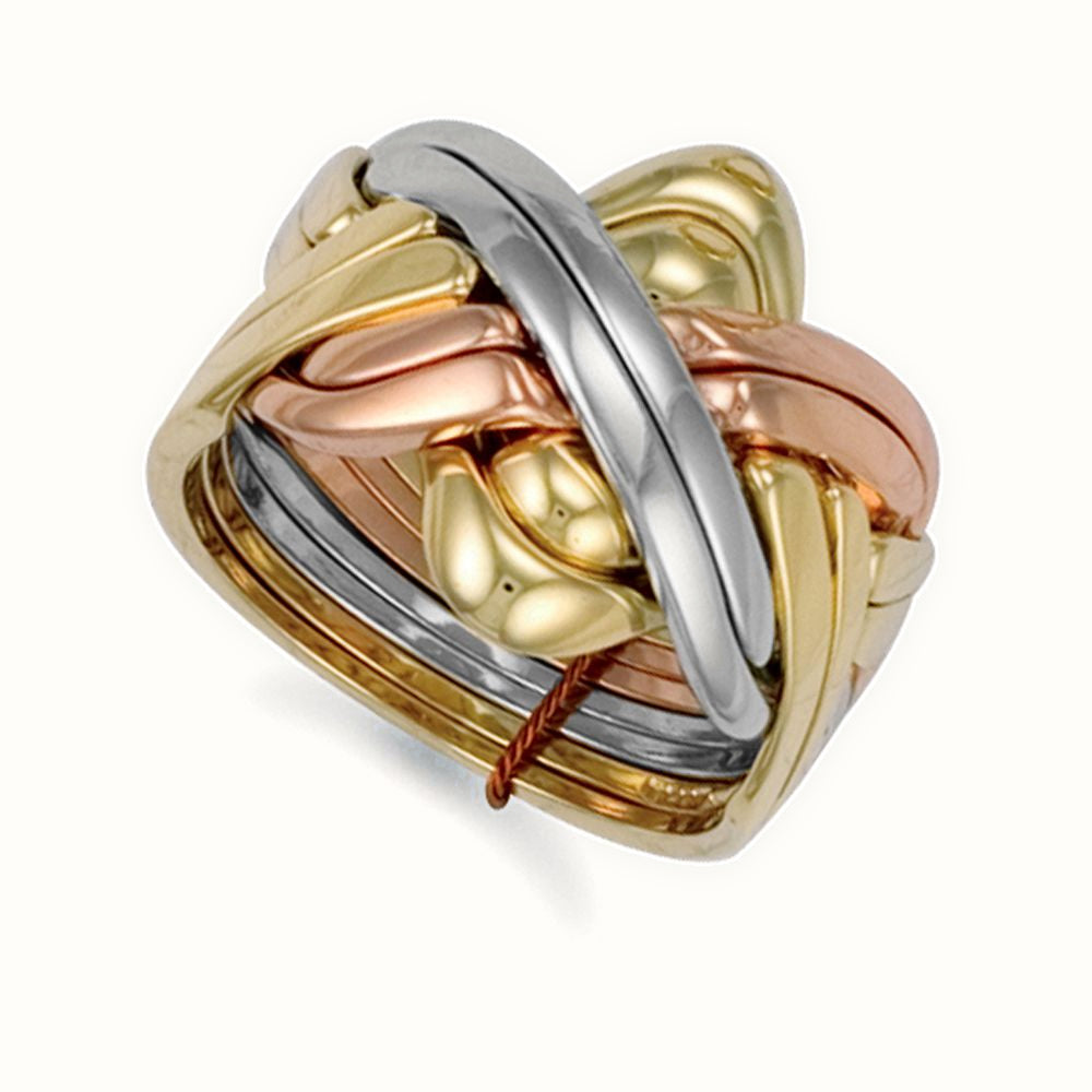 9ct Gold Piece Puzzle Ring