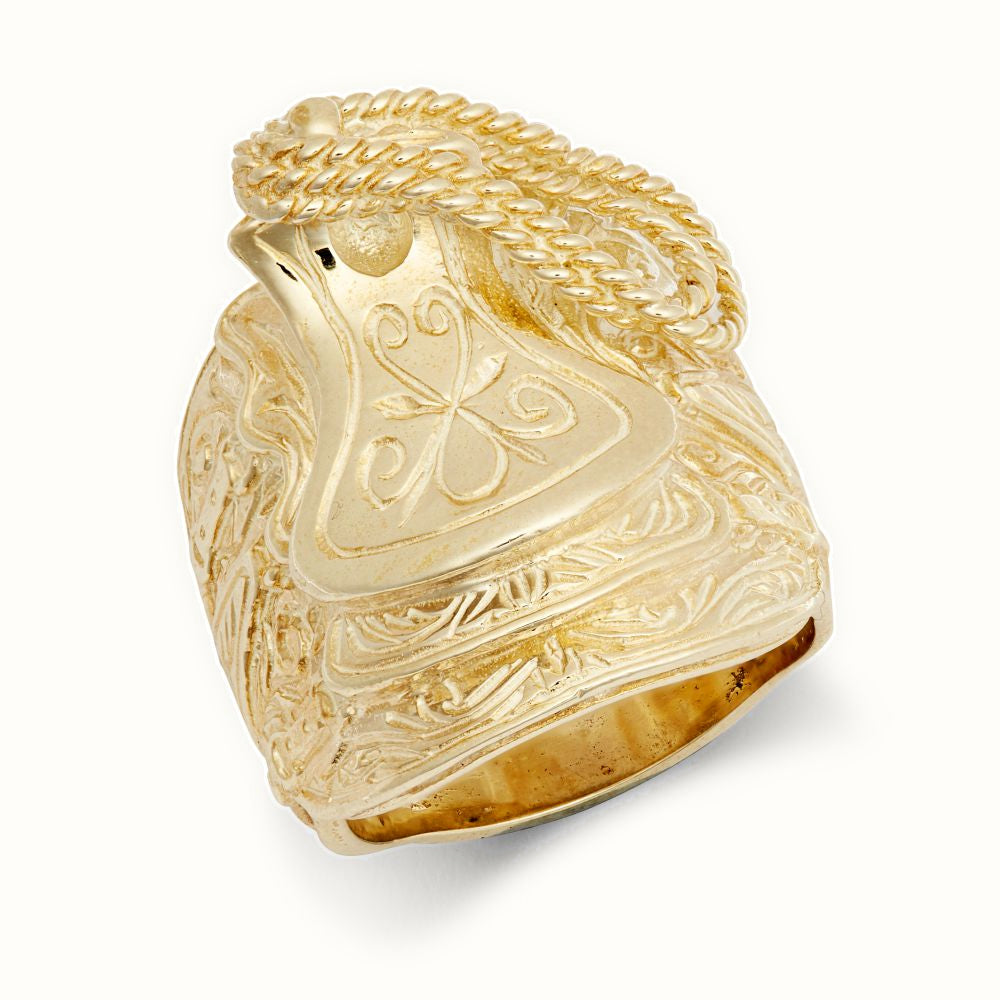 9ct Yellow Saddle Ring
