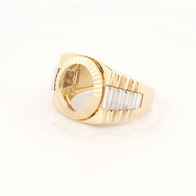 9ct 2 Colour Gold Ring