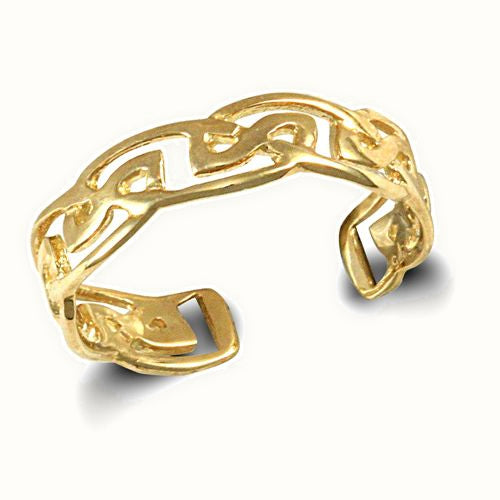 9ct Yellow Gold Fancy Toe Ring