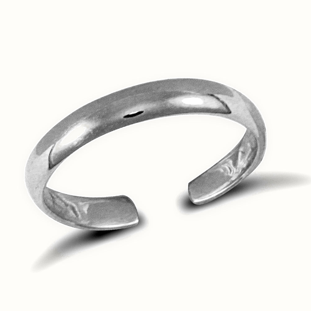 9ct Gold D-Shape Toe Ring