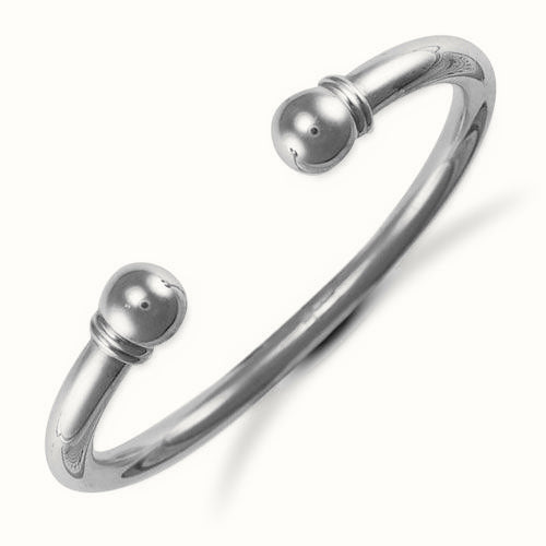 Sterling Silver Torque Bangle – ABG016