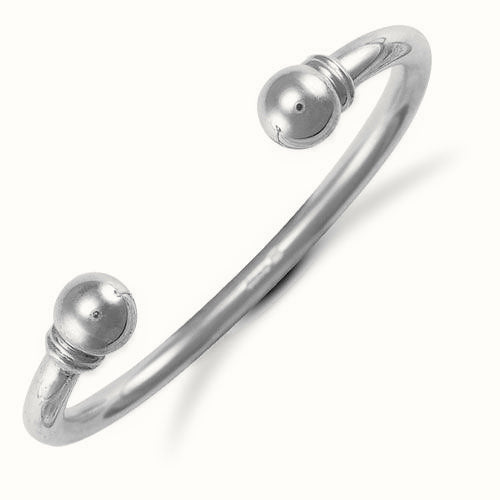 Sterling Silver Torque Bangle – ABG018