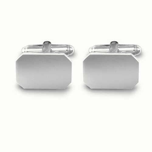 Sterling Silver Rectangular Cufflinks – ACL005
