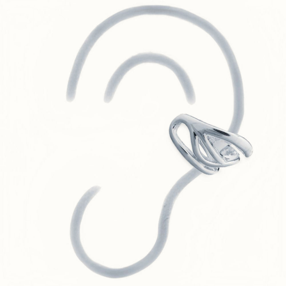 Sterling Silver Ear Cuff – AEC004