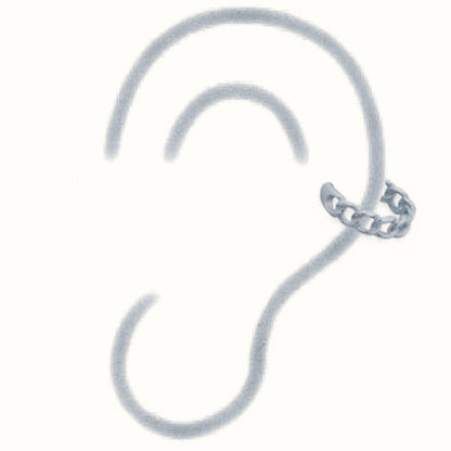 Sterling Silver Ear Cuff – AEC007