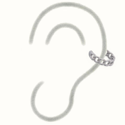 Sterling Silver Ear Cuff – AEC007