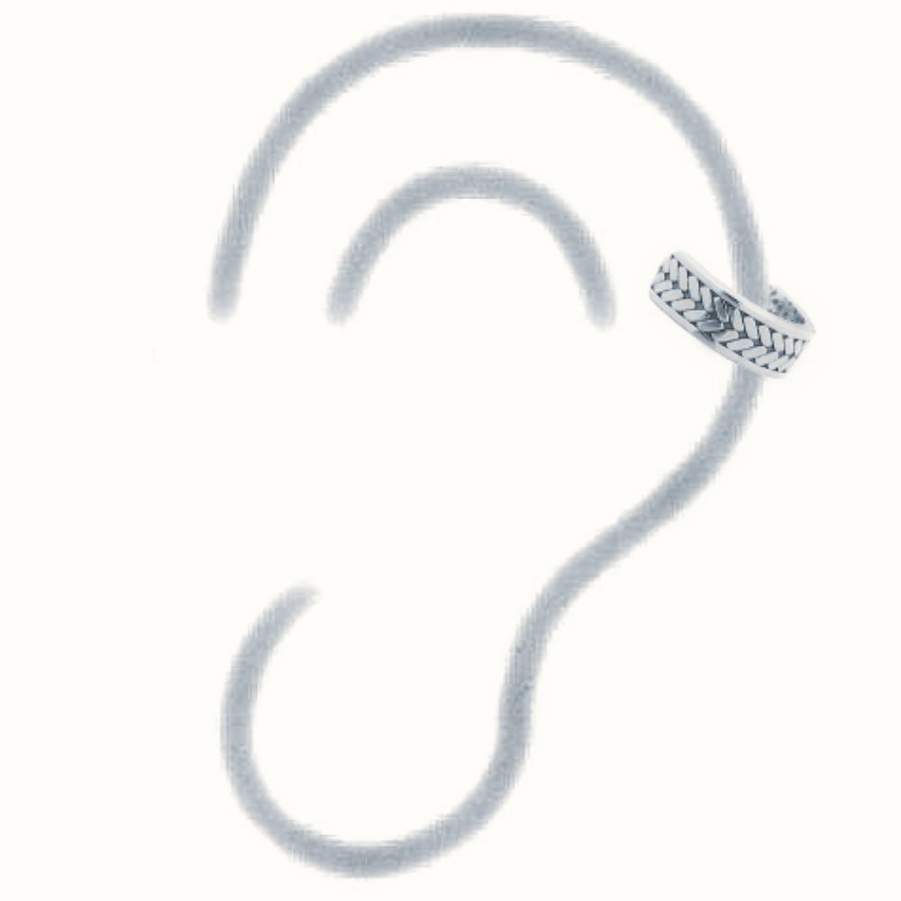 Sterling Silver Ear Cuff – AEC012