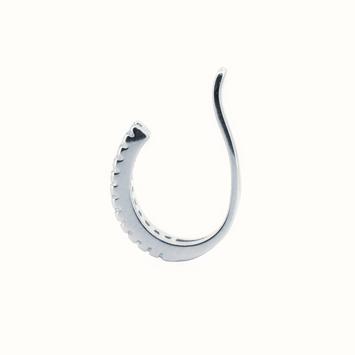 Sterling Silver Rhodium Plated CZ Set Earrings – AEC014