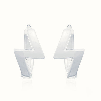 Sterling Silver Huggie Hoop Earrings – AER142