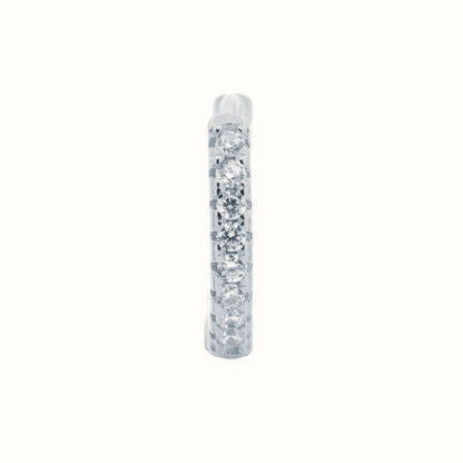 Sterling Silver Rhodium Plated CZ Set Earrings – AER159-RP