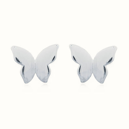 Sterling Silver Butterfly Stud Earrings – AES167