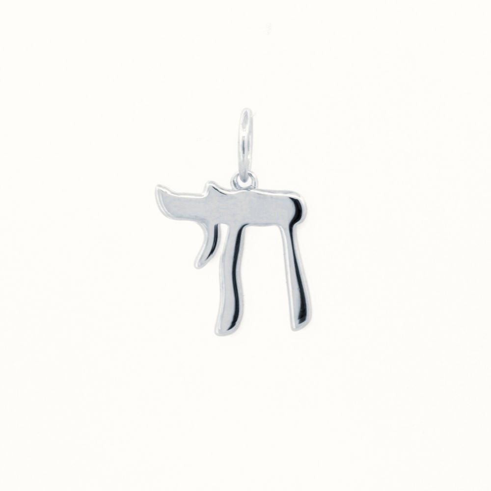 Sterling Silver Polished Chai Pendant – APD169