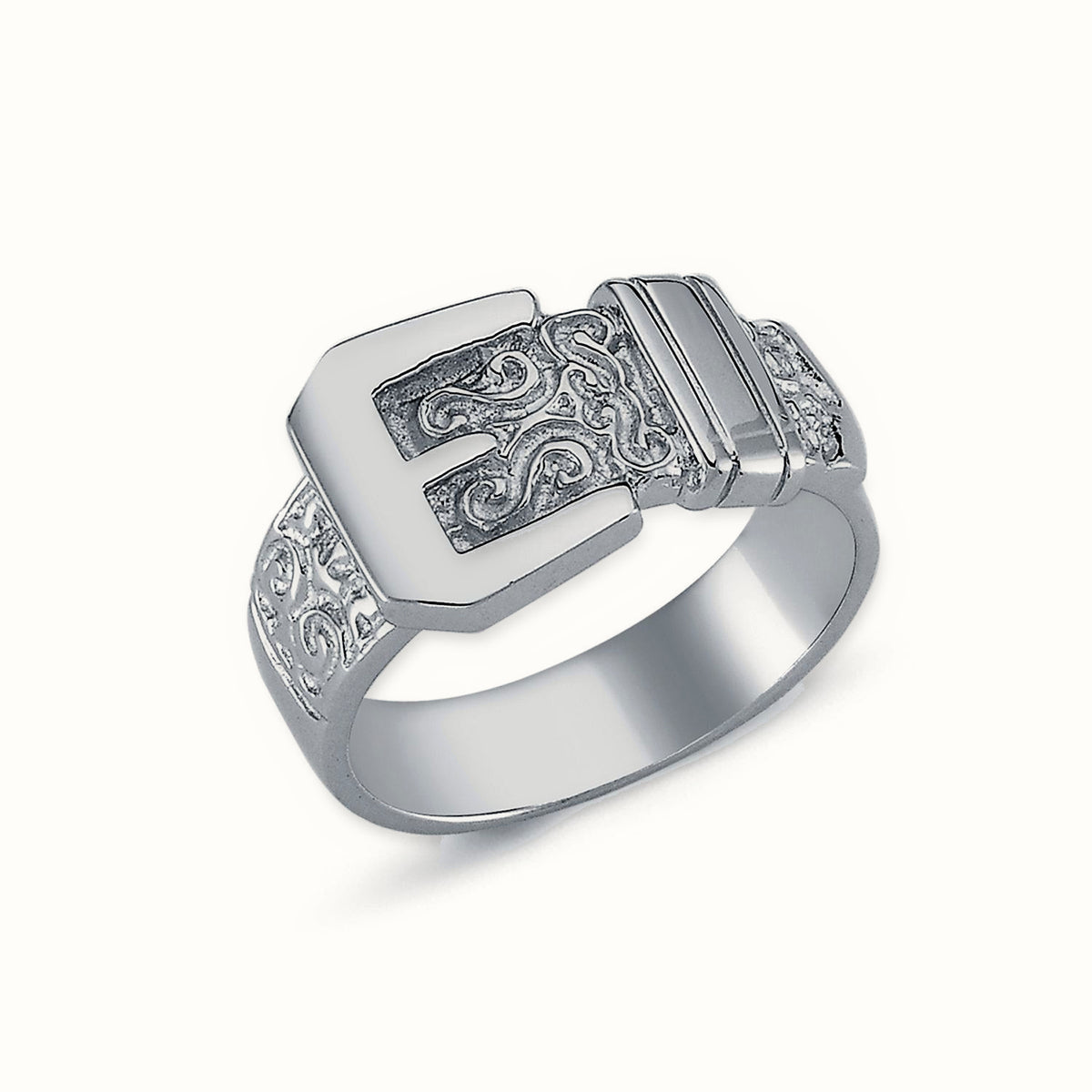 Sterling Silver Buckle Ring – ARN093