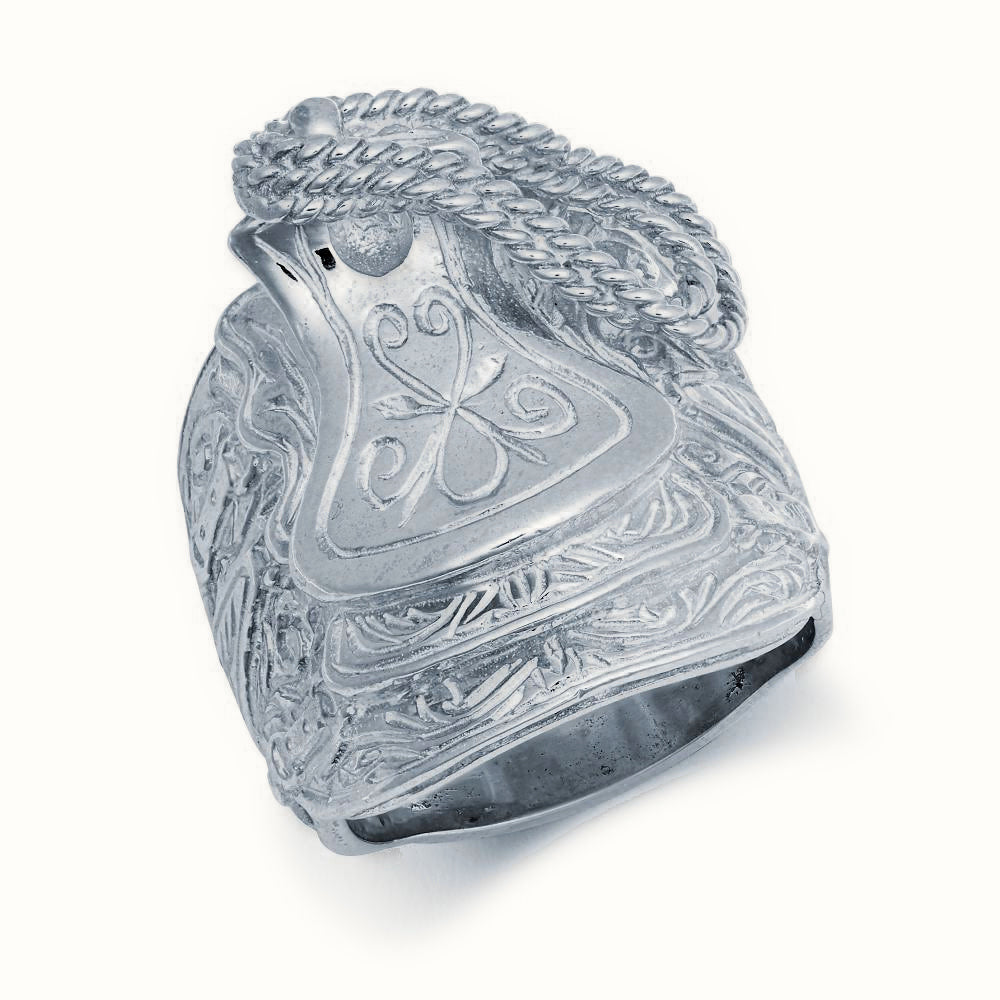 Sterling Silver Saddle Ring – ARN157