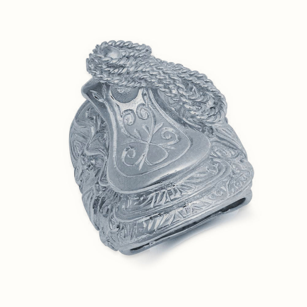 Sterling Silver Saddle Ring – ARN158