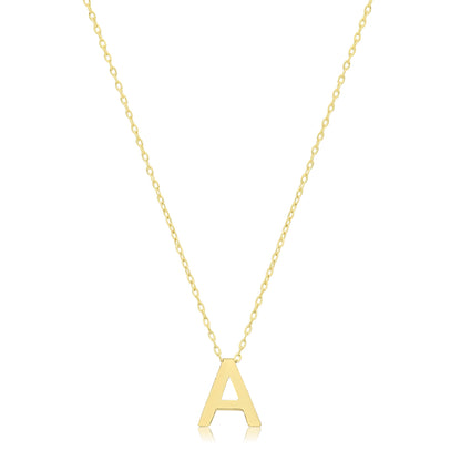 9ct Gold Initial Necklace - NK435