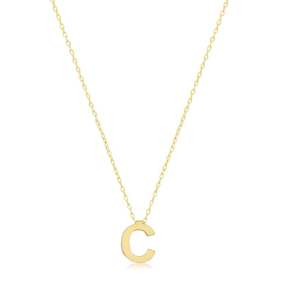 9ct Gold Initial Necklace - NK435