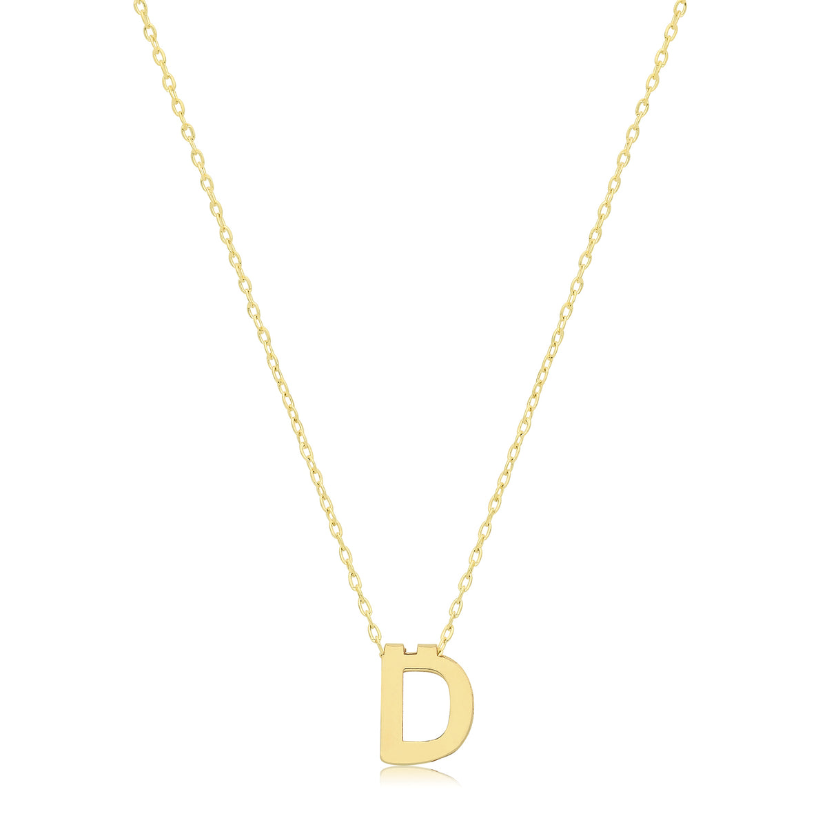 9ct Gold Initial Necklace - NK435