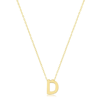 9ct Gold Initial Necklace - NK435