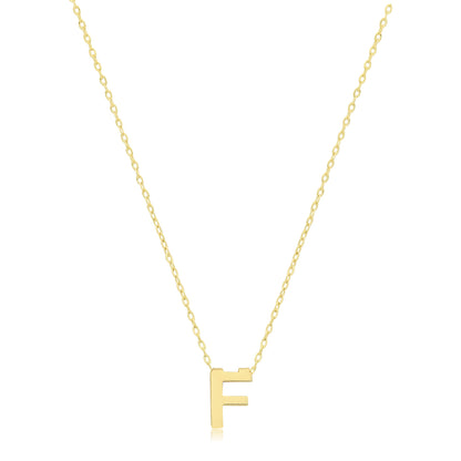 9ct Gold Initial Necklace - NK435