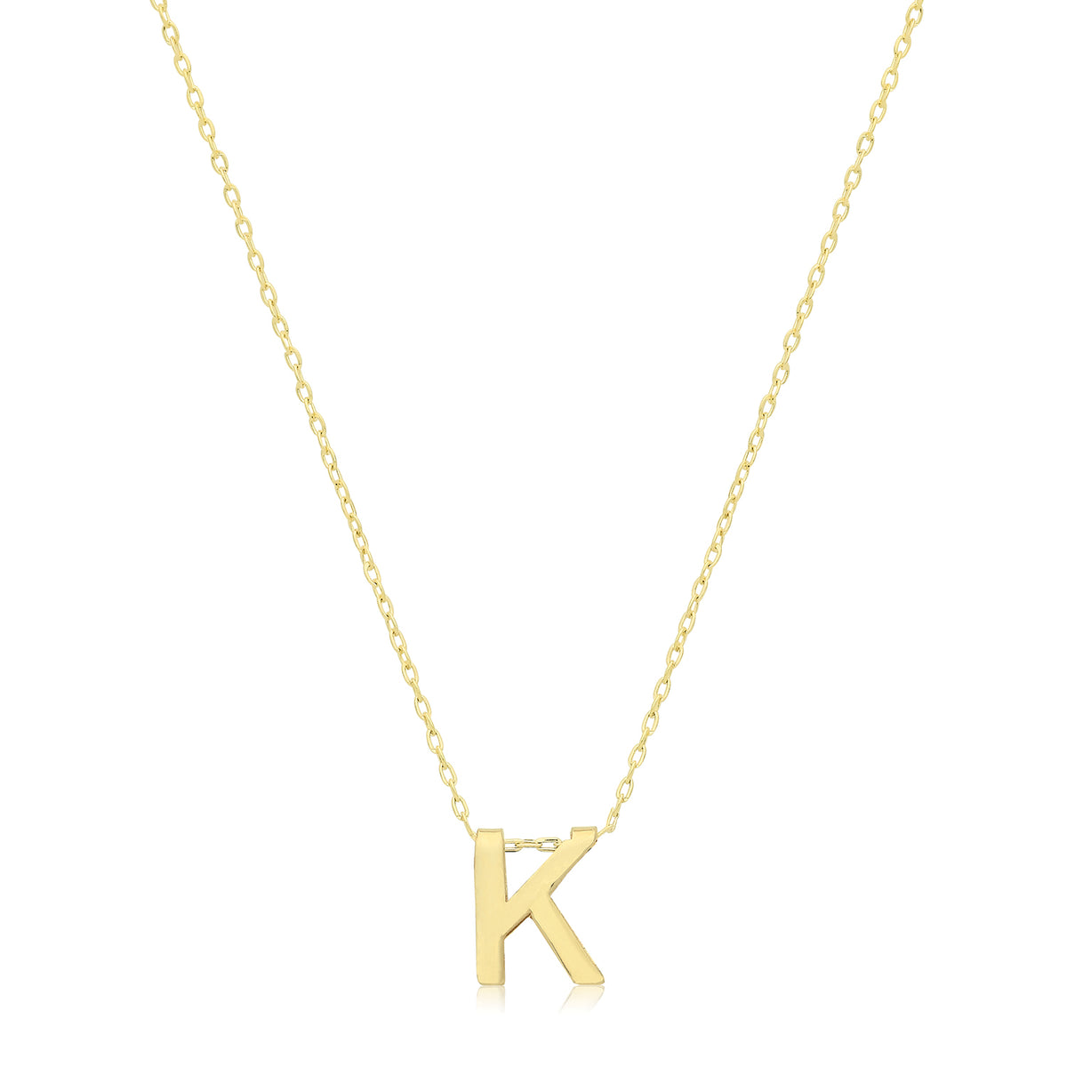 9ct Gold Initial Necklace - NK435