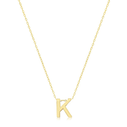 9ct Gold Initial Necklace - NK435