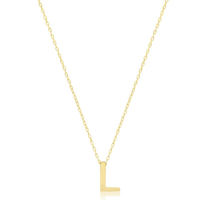 9ct Gold Initial Necklace - NK435