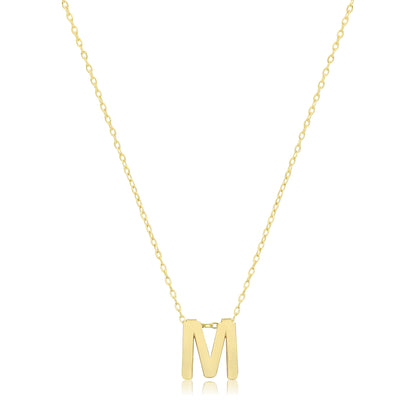 9ct Gold Initial Necklace - NK435