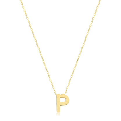 9ct Gold Initial Necklace - NK435