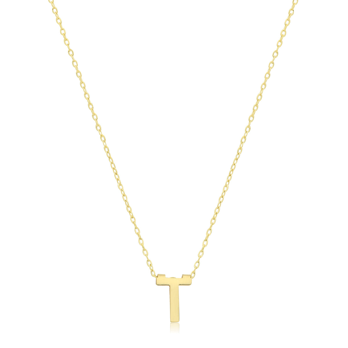 9ct Gold Initial Necklace - NK435