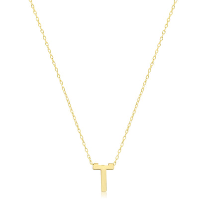 9ct Gold Initial Necklace - NK435