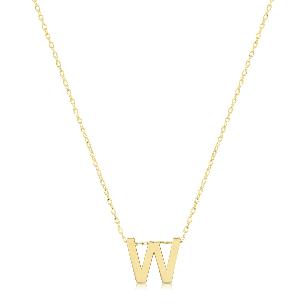 9ct Gold Initial Necklace - NK435