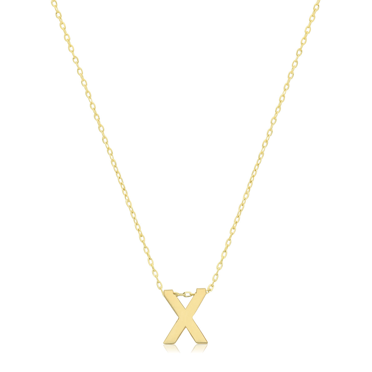 9ct Gold Initial Necklace - NK435