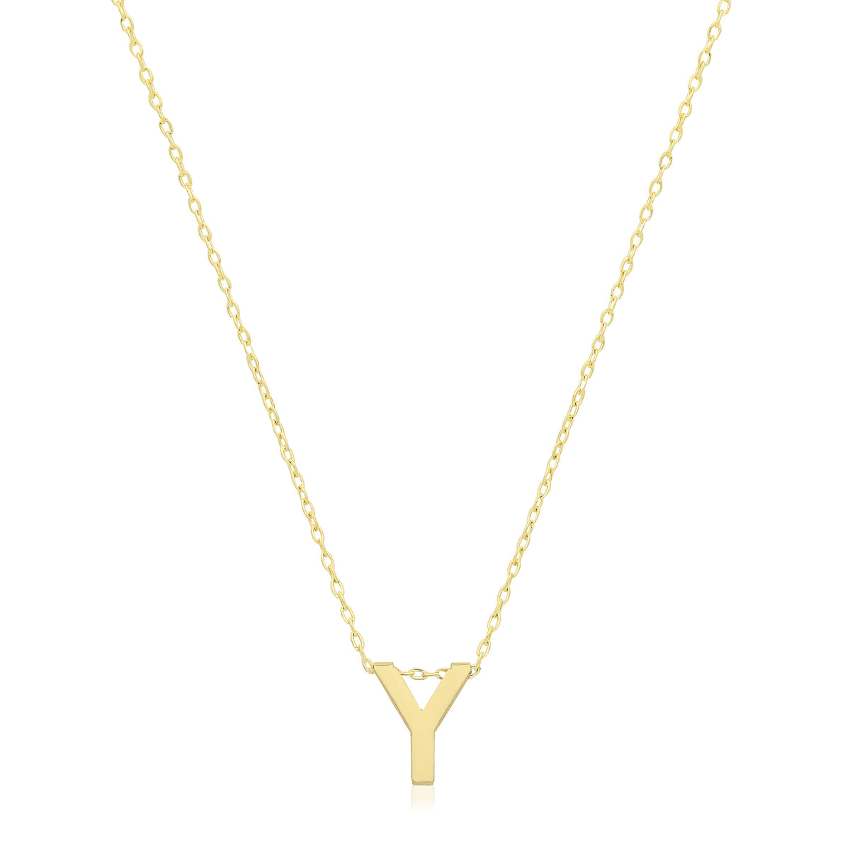 9ct Gold Initial Necklace - NK435