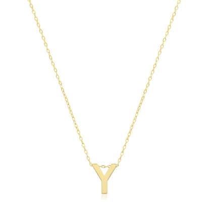 9ct Gold Initial Necklace - NK435