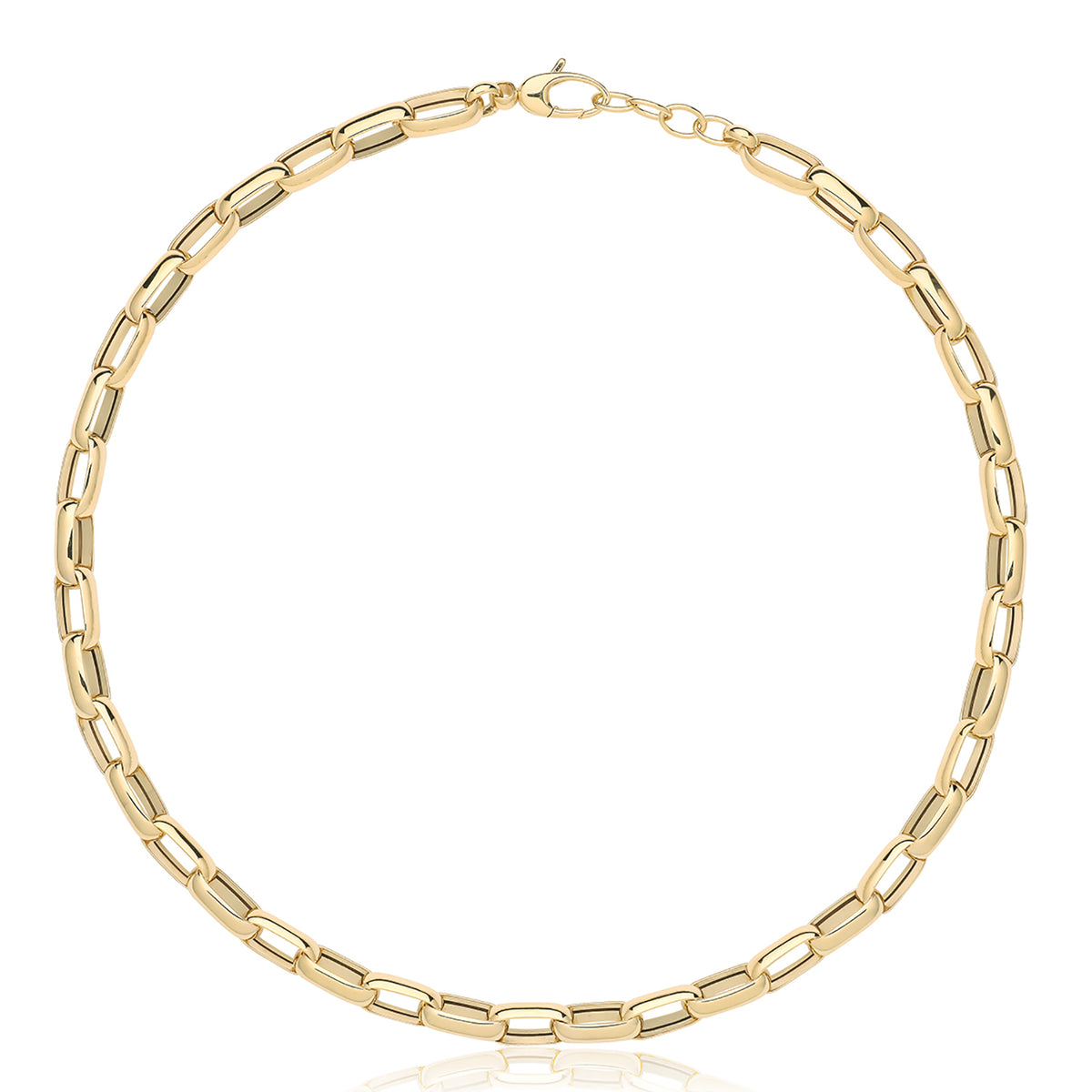9ct Gold Hollow Necklace - NK445