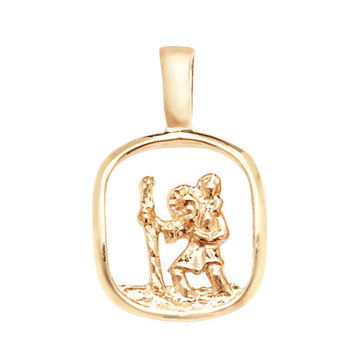 9ct Gold St Christopher Pendant - PN1051