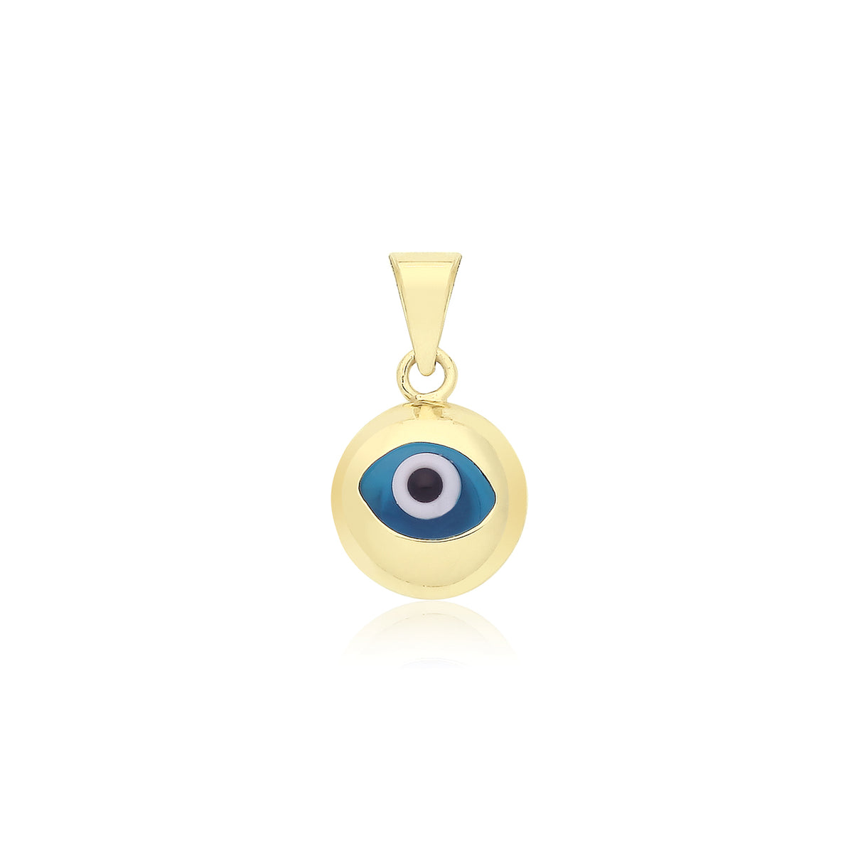9ct Gold Evil Eye Pendant - PN1317