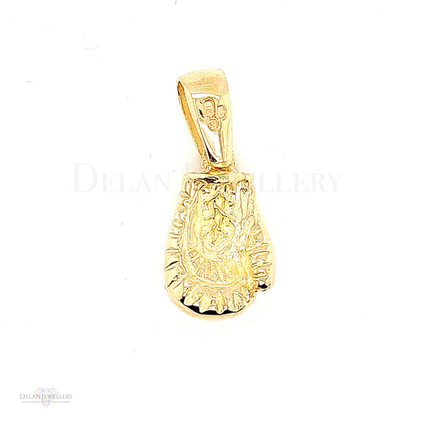 9ct Yellow Gold Boxing Glove Pendant - 12 grams