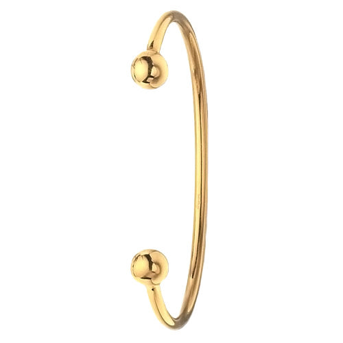 9Ct Gold Solid Torc Bangle - BN116