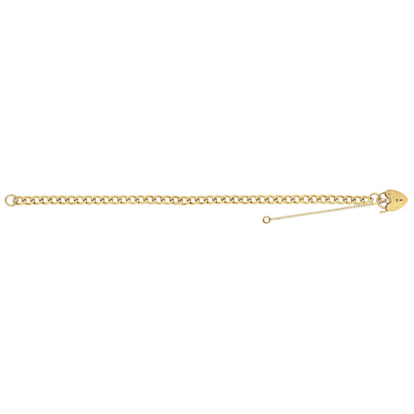 9ct Gold Heart Charm Bracelet - BR104