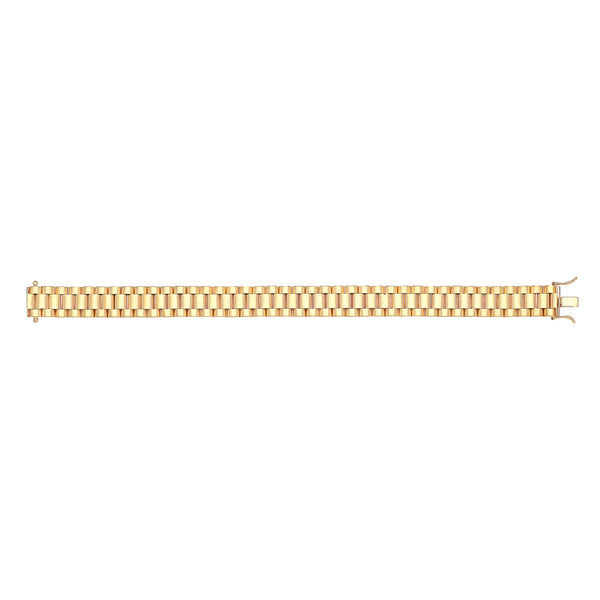 9ct Gold Gents' Watch Strap Braclet - BR262