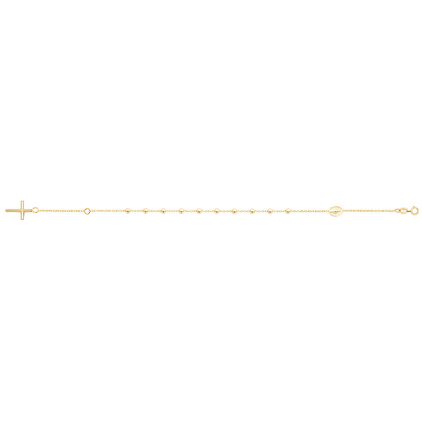 9Ct Gold Rosary Bracelet - BR614
