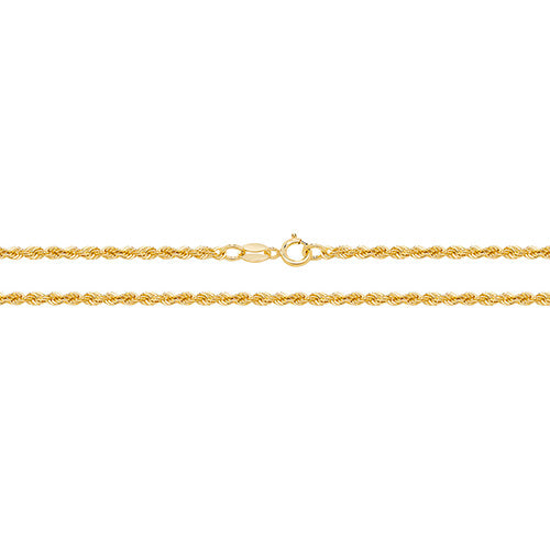 9CT Gold Rope Chain CH209