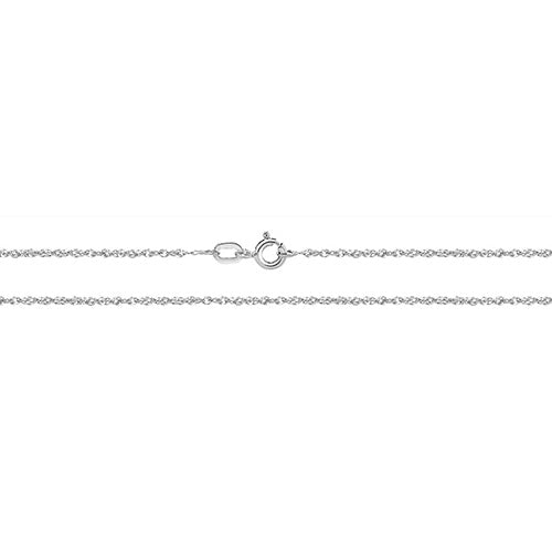 9CT White Gold Diamond Cut Chain CH218W