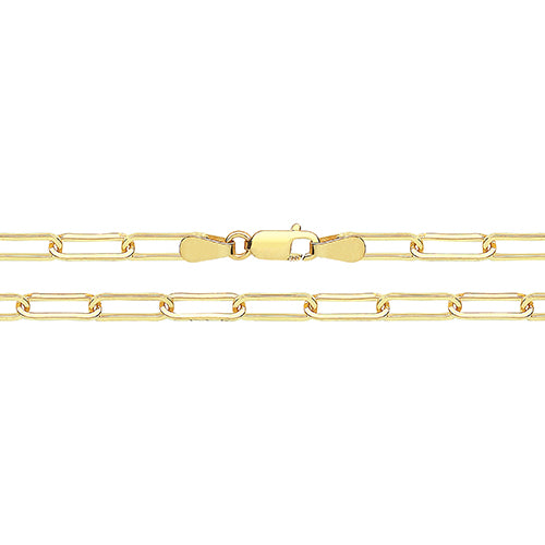 9CT Gold Paperclip Chain