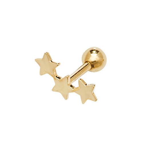 9Ct Gold Constellation Cartilage Stud - ES906