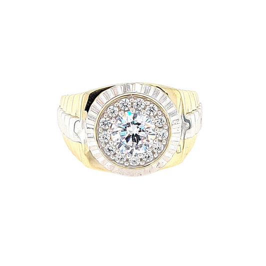 Rolex ring with diamond in the middle new arrivals